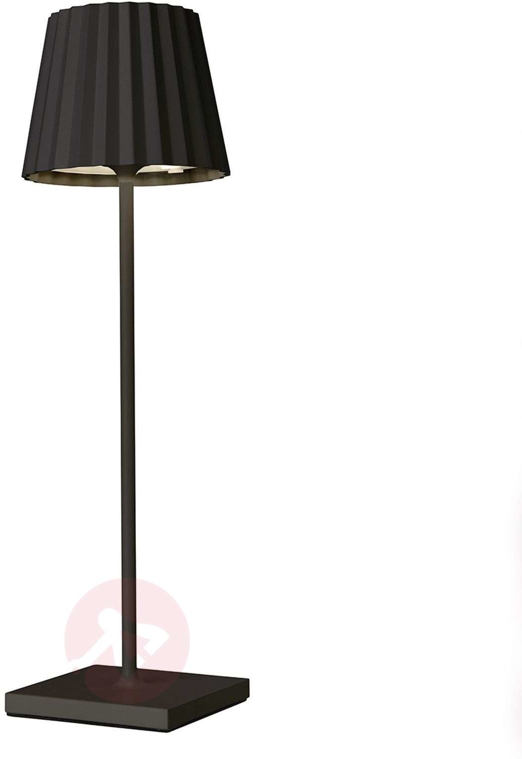 Sompex Lampa stołowa LED Troll 2.0 zewnętrzna, czarna