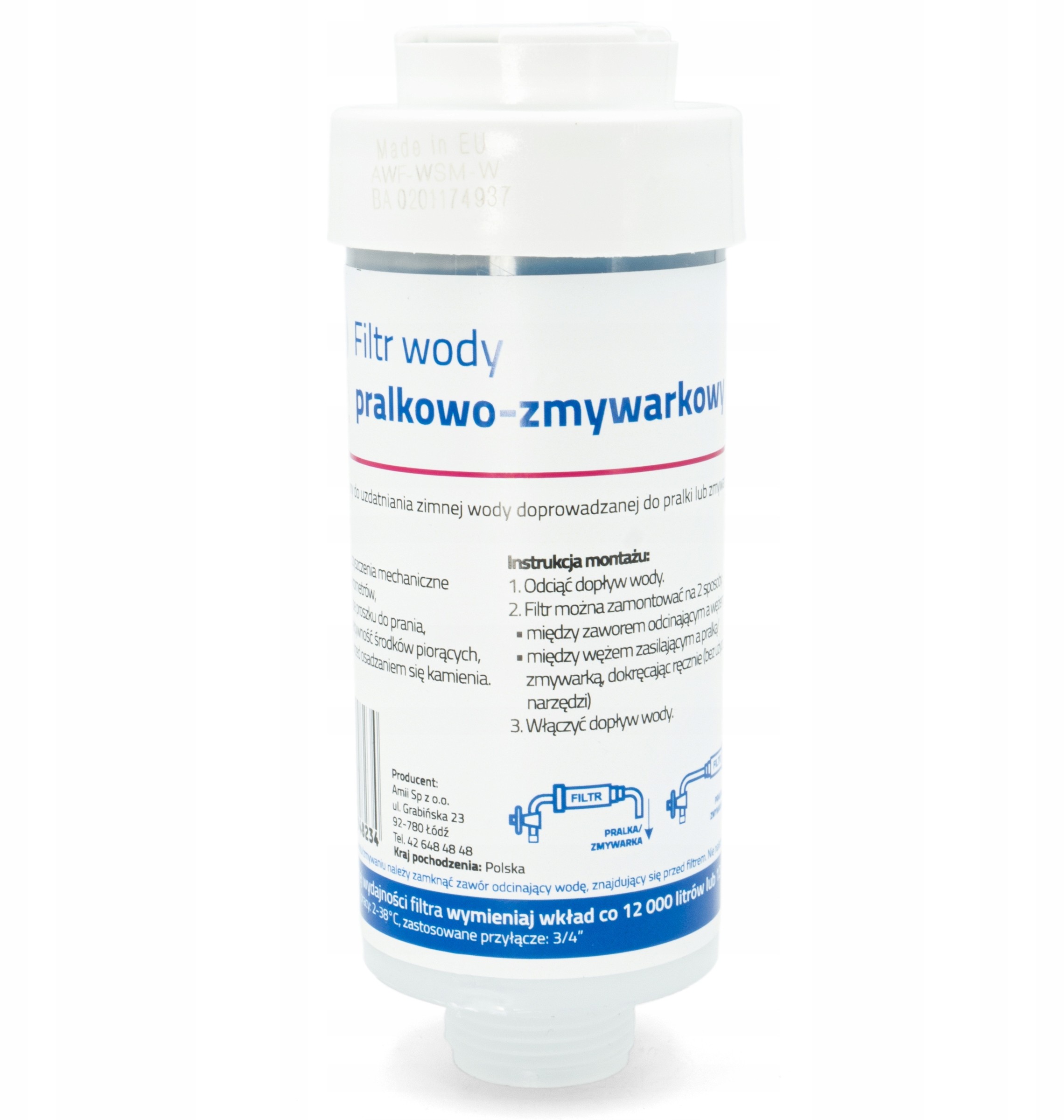 Filtr pralkowy Awf -wsm do Pralki i Zmywarki