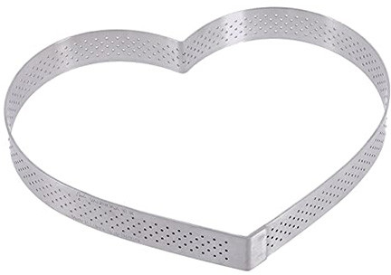 De Buyer Forma do pieczenia w kształcie serca 12 cm stal nierdzewna