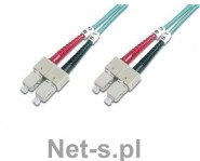 Digitus Professional Professional Patchcord światłowodowy SC/SC duplex MM 50/125 OM3 1m