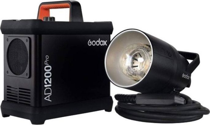 GODOX Lampa studyjna  Lampa błyskowa studyjna Godox AD1200PRO TTL + moduł zasilający 12031-uniw