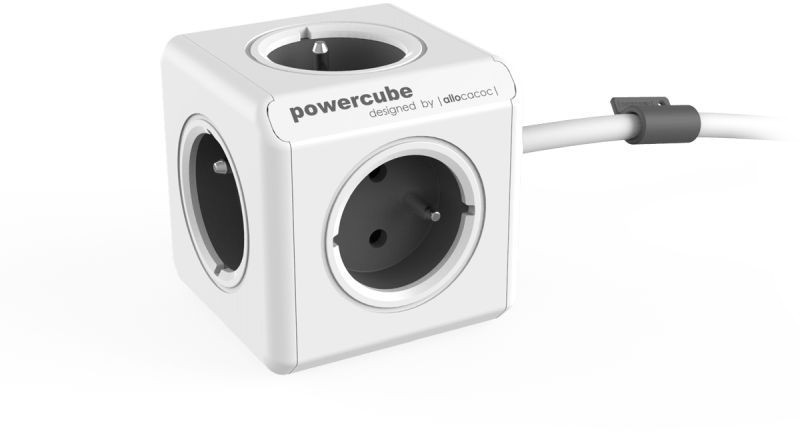 Allocacoc Listwa PowerCube Extended 1,5m Szara - Darmowe płatności online! 2300GY/FREXPC