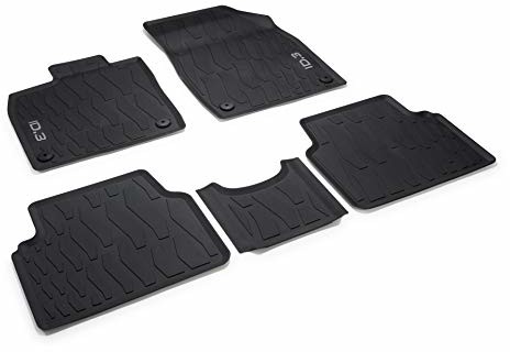 Volkswagen Volkswagen 10B06150082V gumowe dywaniki premium na każdą pogodę 5 x maty gumowe, z napisem ID.3 10B06150082V