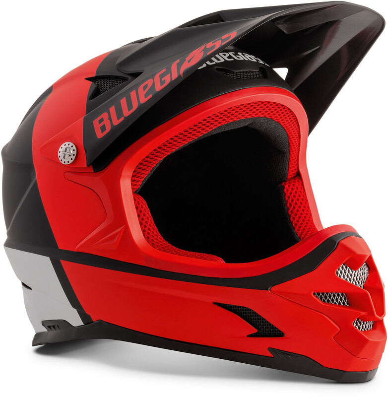 Bluegrass Intox Kask rowerowy, black/red matte S | 54-56cm 2021 Kaski Fullface i Downhill 57100223
