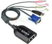 Aten Moduł KVM KA7178-AX USB VGA/Audio Virtual Media podwójne wyjście KA7178-AX