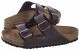 Birkenstock Klapki Arizona Dark Brown 051701 (BK1-b) para 41:1|42:2|43:1|44:1|45:1|46:1|