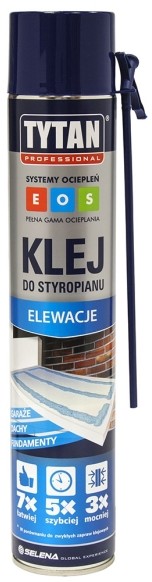 Фото - Герметик / рідкі цвяхи TYTAN Klej piana do styropianu  750 ml wężyk 