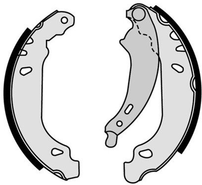FERODO (FEDERAL-MOGUL) Zestaw szczęk hamulcowych (FEDERAL-MOGUL) FSB584