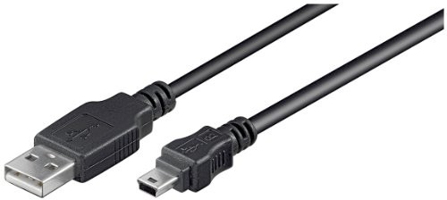 Wentronic 1,8 m USB 2.0 Cable kablem USB A/wtyczka  wtyczka B Mini 5biegunów/1.8 m, czarny 1 szt. 4040849507670