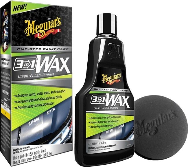 Meguiar s Meguiar''s 3 in 1 Wax czyści, nabłyszcza i zabezpiecza lakier 473ml MEG000229