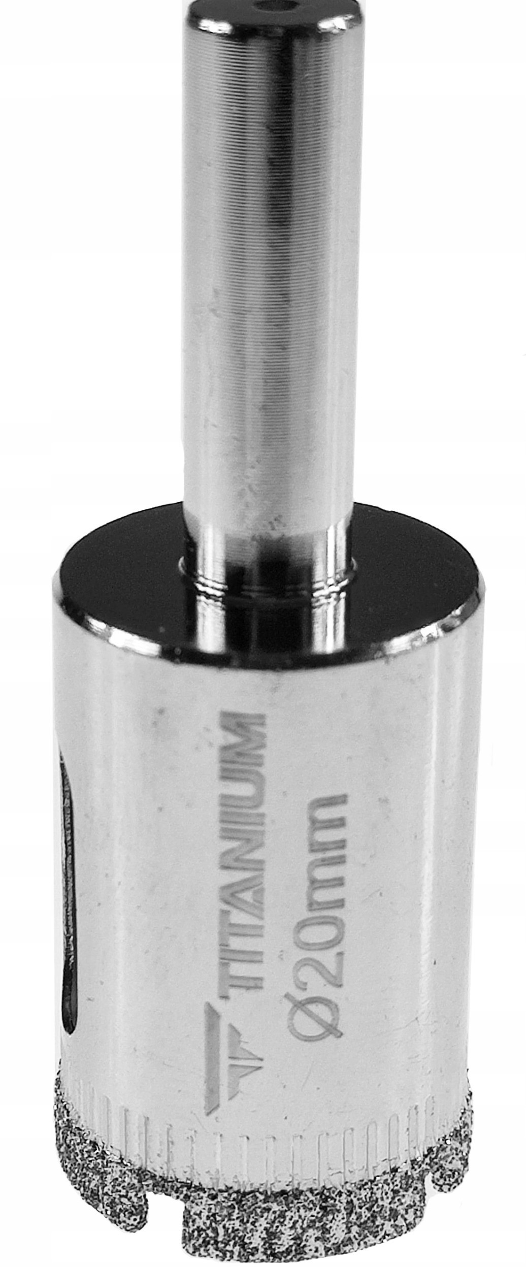Wiertło diamentowe do płytek szkła 20 mm Titanium