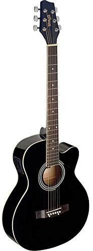 Stagg SA20ACE BLK Auditorium wycięcie gitara elektroakustyczna - czarna SA20ACE BLK