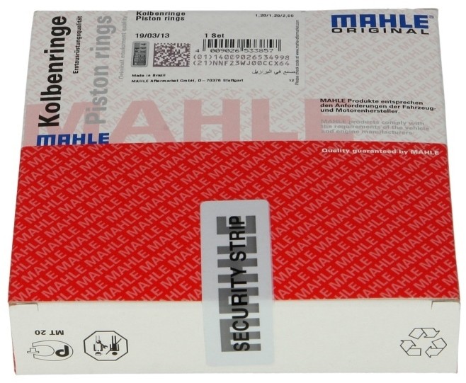 MAHLE PIERŚCIENIE TŁOKA 01221N0 MAHLE 79/1,2-1,2-2 STD OPEL ASTRA G H MERIVA VECTRA C 1,6 02 MAHLE 01221N0