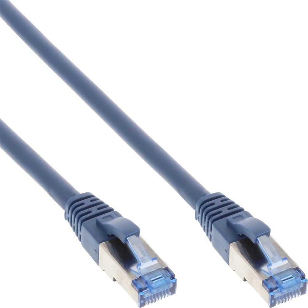 InLine Patch Cable S FTP PiMf Cat.6A 500MHz Halogen Free Copper Blue 15m 76815B 76815B