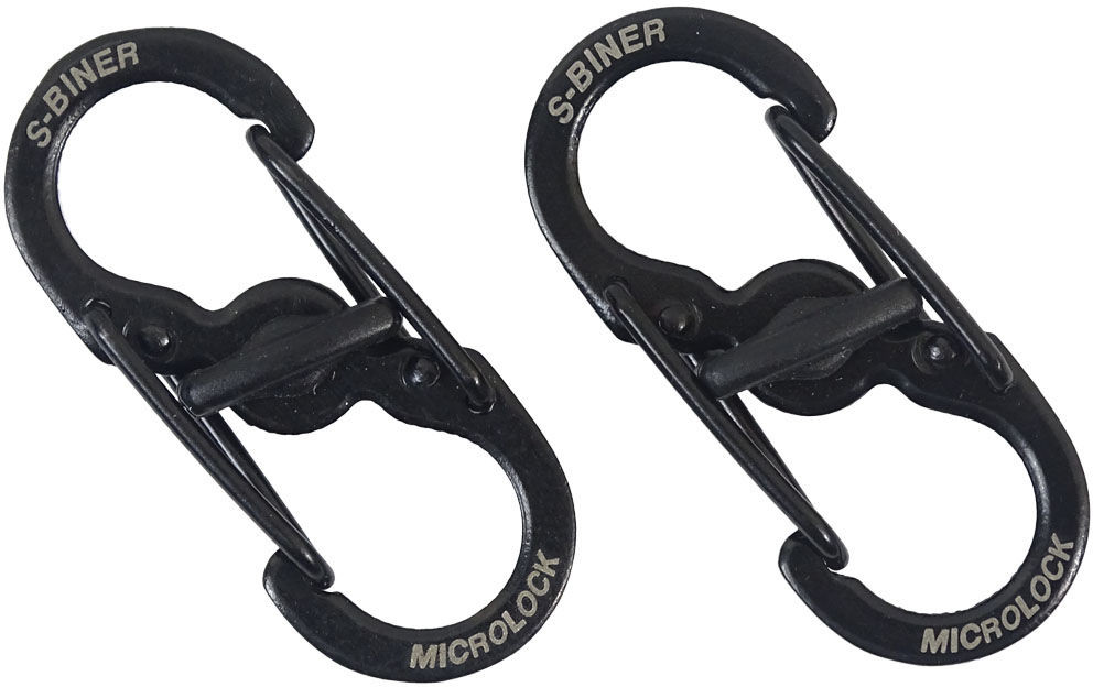 Nite Ize Karabińczyk S-Biner MicroLock Black - 2 szt. (LSBM-01-2R3) LSBM-01-2R3