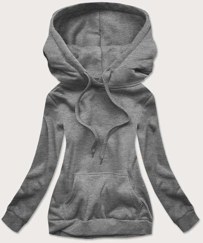 J.STYLE DAMSKA BLUZA DRESOWA CIEMNY SZARY (W02) - J.STYLE
