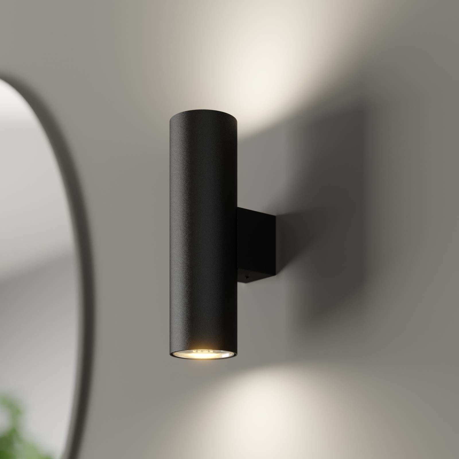 Euluna Kinkiet Marion, 2-punktowy, czarny