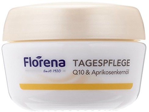Florena florena Przeciwzmarszczkowa dzienne pielęgnacji Q10 i aprikosenkernoel, Vegan *, 1er Pack, (1 X 50 ML) 87533
