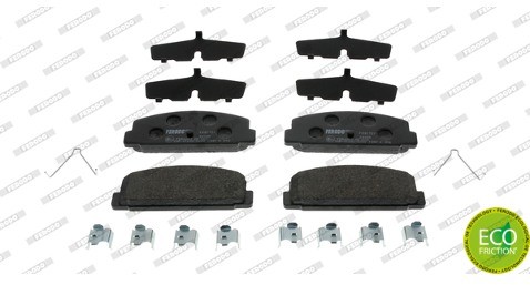 FERODO (FEDERAL-MOGUL) Zestaw klocków hamulcowych, hamulce tarczowe (FEDERAL-MOGUL) FDB1721