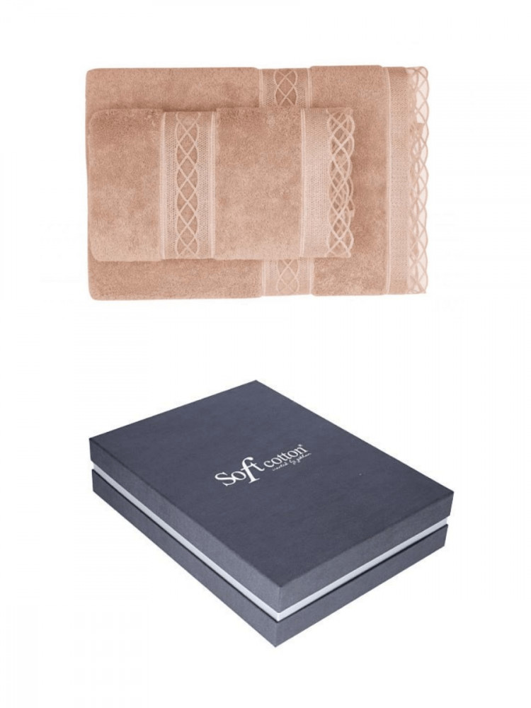 Soft Cotton Podarunkowy zestaw ręczników SELYA 80771D_box
