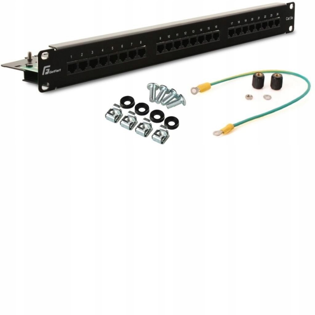 Patch Panel Utp CAT.5E 24 Porty PGF-5EUTP24-B5