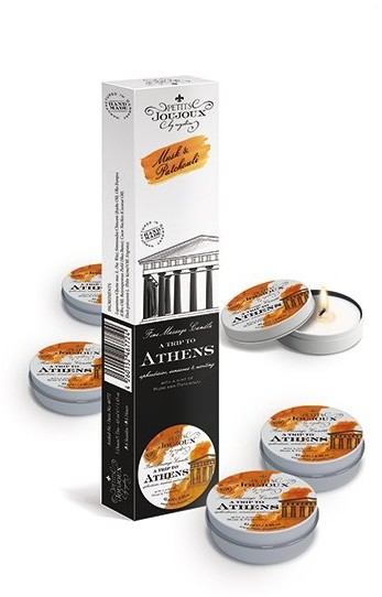 Petits Joujoux Świeca do masażu - Massage Candle Athens 33 gram 5szt