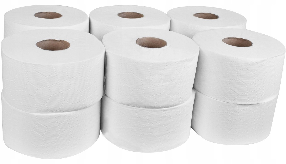 Jumbo Papier toaletowy Celuloza 2 warstwy 100mb