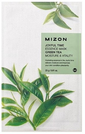 Mizon Joyful Time Essence Mask Nawilżająca Maska w Płachcie Green Tea 6376