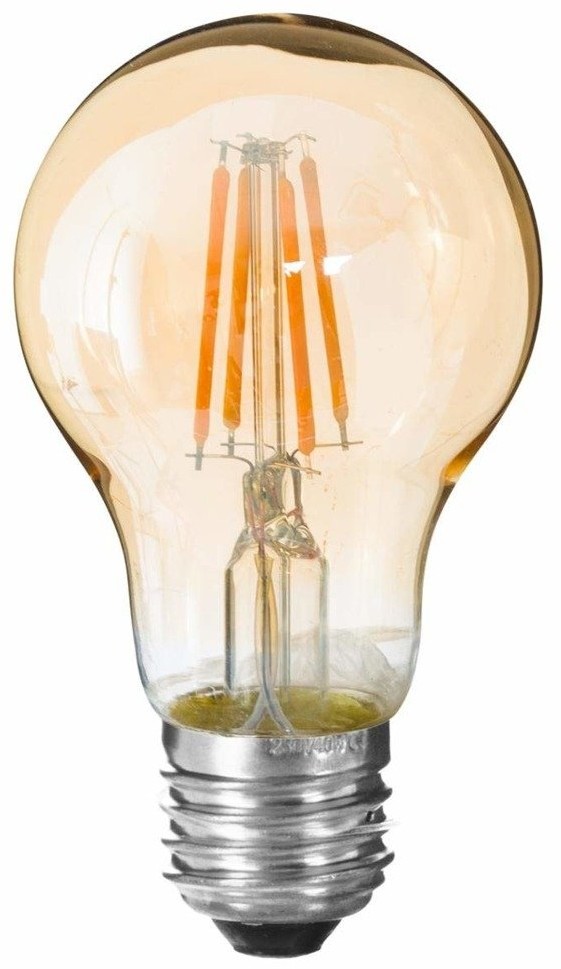 Atmosphera Żarówka dekoracyjna LED w odcieniu bursztynowym A60 2W B07KVM74QX