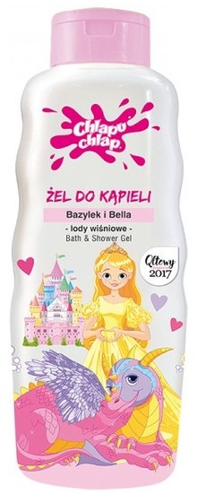 Фото - Інша косметика ZEL CHLAPU CHLAP Żel do kąpieli Bazylek i Bella - lody wiśniowe 710ml 