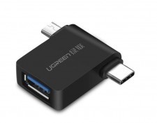 UGREEN UGREEN Adapter UGREEN 30453 (USB 2.0 typu A - USB typu C ; kolor czarny) 2_223233