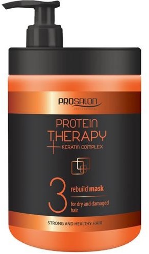 Chantal Chantal Prosalon Protein Therapy Keratin Complex 3 Mask For Dry And Damaged Hair maska odbudowująca Keratyna & Ekstrakt z Aloesu 1000g