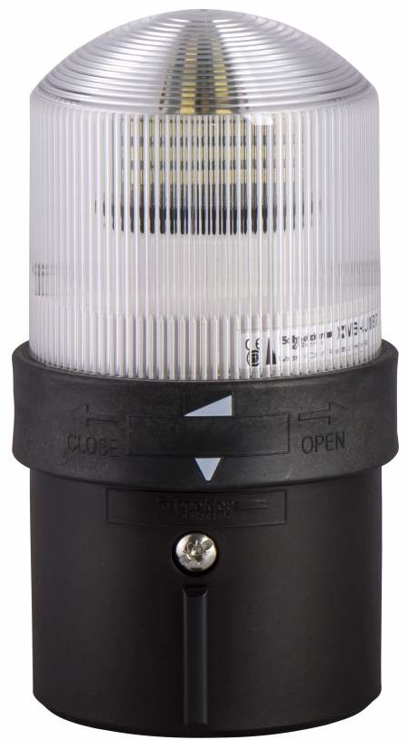 SCHNEIDER Sygnalizator-świetlny-O70-bezbarwny-światło-ciągłe-LED-24V-AC-DC XVBL0B7