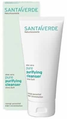 Santaverde Santaverde Pure bezzapachowy ultra delikatny żel do mycia twarzy z sokiem z bio aloesu, ekstraktem z bratka i kwasem salicylowym z kory wierzby 100ml