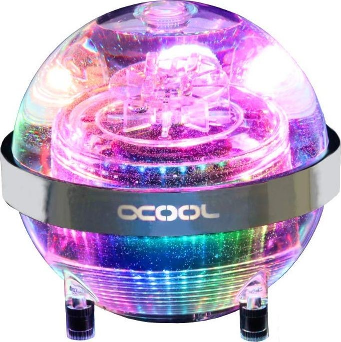 Alphacool Alphacools ice ball with digital RGB reservoir transparent incl VPP755 Eispumpe 13324