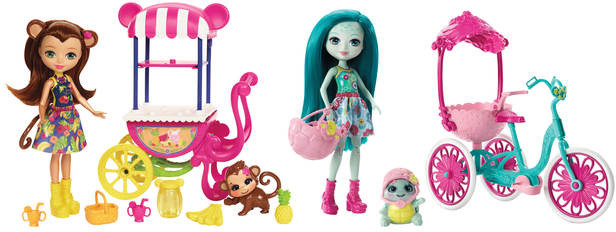 Mattel Enchantimals Lalka + pojazd FJH11