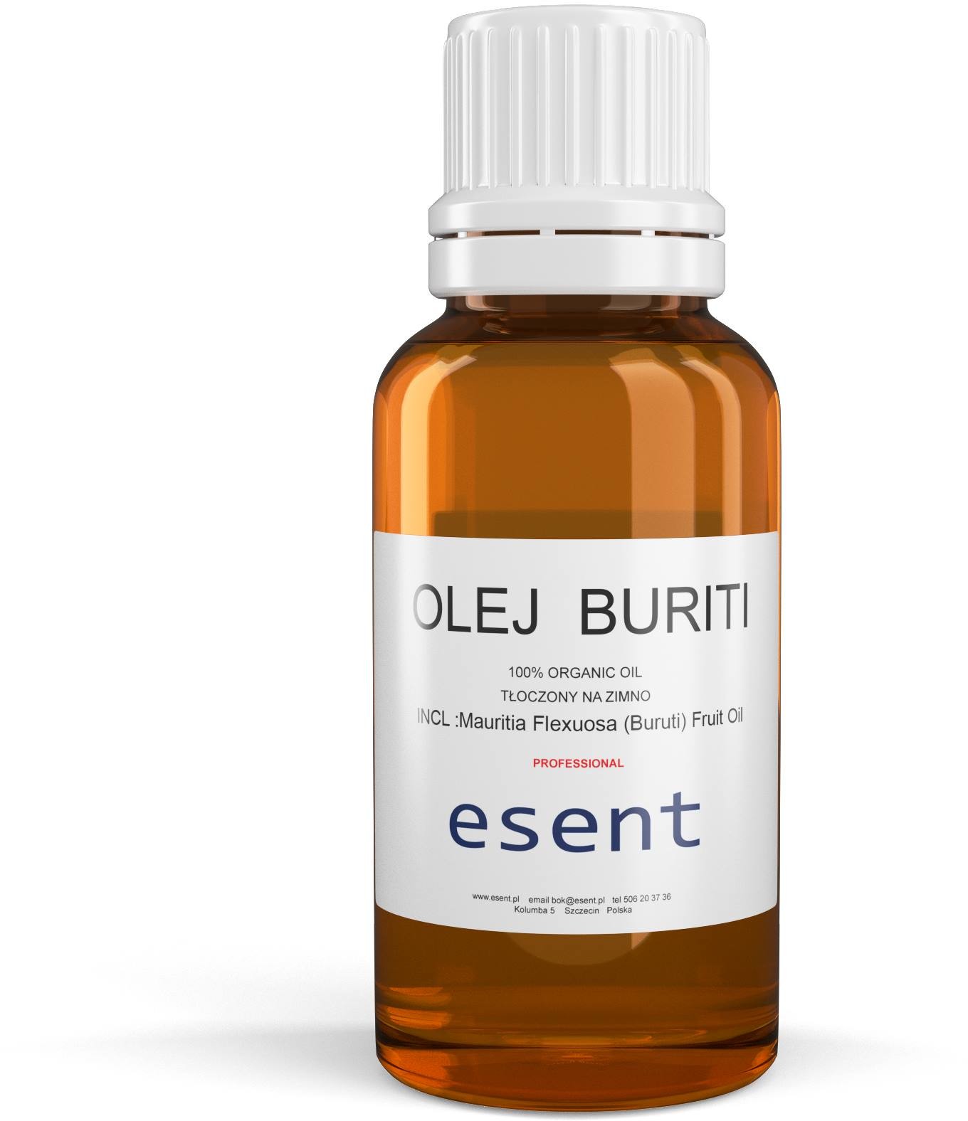 Olej Buriti 20ml Nierafinowany Opalanie