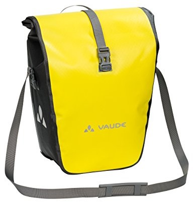 Vaude Aqua Back Single torba na bagażnik rowerowy, żółty, 37 x 33 x 19 cm 12413