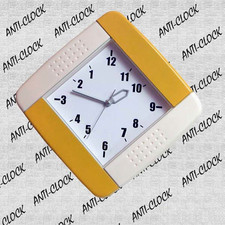 Delta Anty-zegar ścienny kolorowy kwadrat AC_3Y