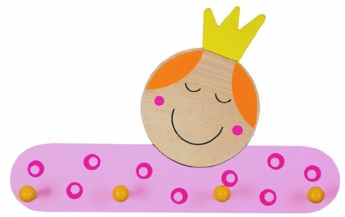 Niermann Standby Garderoba Nier mężczyzna Standby 937  księżniczka  tutaj zależy na małe księżniczki do swojego stroju. Garderoba z drewna z 4 haczykami 937