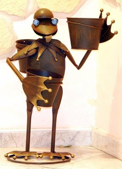 Kwietnik żaba na 3 kwiaty