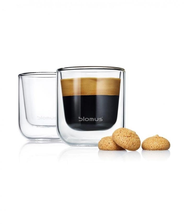 Blomus Zestaw szklanek do espresso BLOMUS Nero, 0,08 l, 2 szt.
