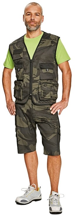 Cerva CRAMBE SZORTY - moro męskie z lekkiego twillu 190 g /m2, 2 wielofunkcyjne kieszenie - S-3XL.