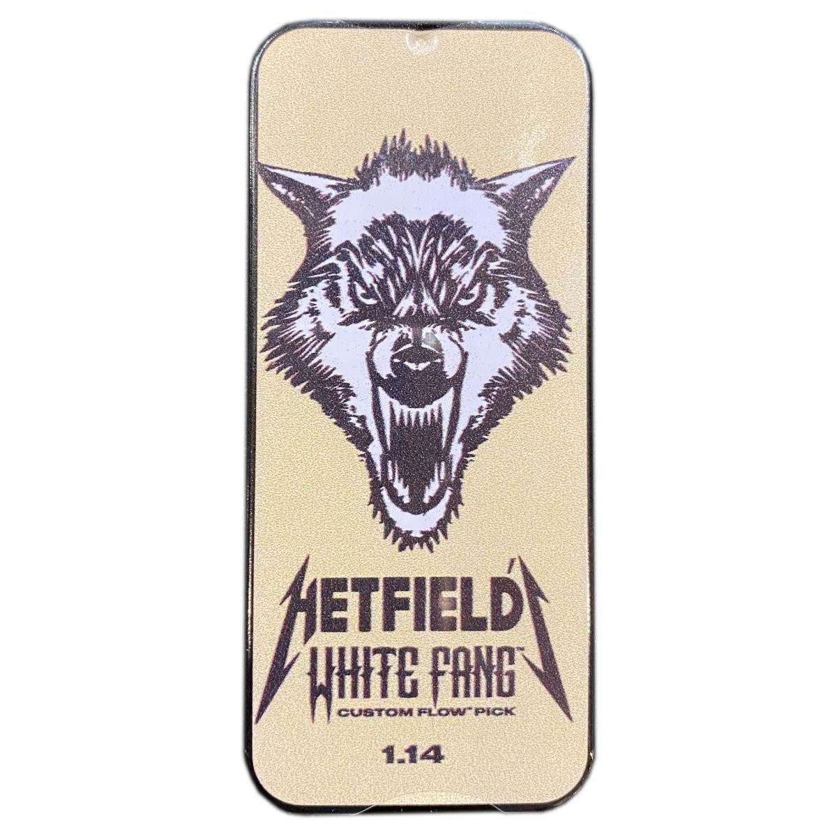 Dunlop Jim Box of 6 James Hetfield White Fang kostki gitarowe 1,14 mm PH122T114