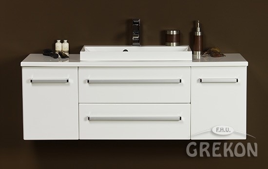 Gante Szafka z umywalką ceramiczną 120/39/C3 FKS seria Fokus B FKS-B-U120/39/C3 FKS