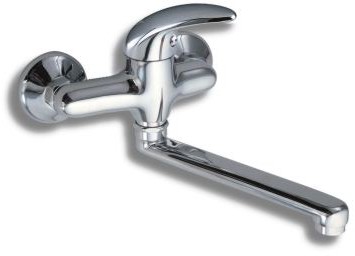 Ferro METALIA Bateria umywalkowa/zlewozmywakowa ścienna 150mm chrom 55076,0