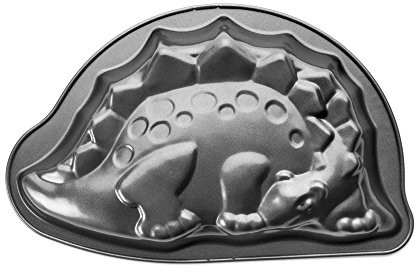 Ibili 828730 dinozaur forma do pieczenia, stal, czarna, 32 x 20 x 5 cm 828730