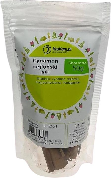 KruKam Cynamon cejloński laski 50g