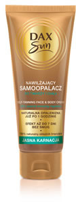DAX Cosmetics Sun Nawilżający samoopalacz do twarzy i ciała do jasnej karnacji, 75 ml 5900525057679