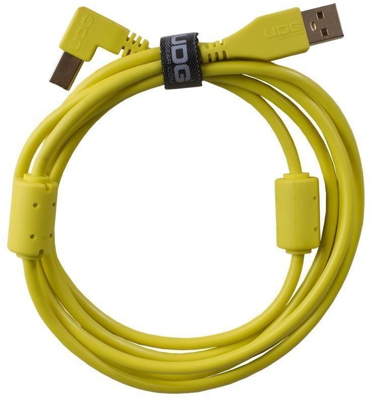 3M UDG UDG Ultimate Audio Cable USB 2.0 A-B Yellow Angled